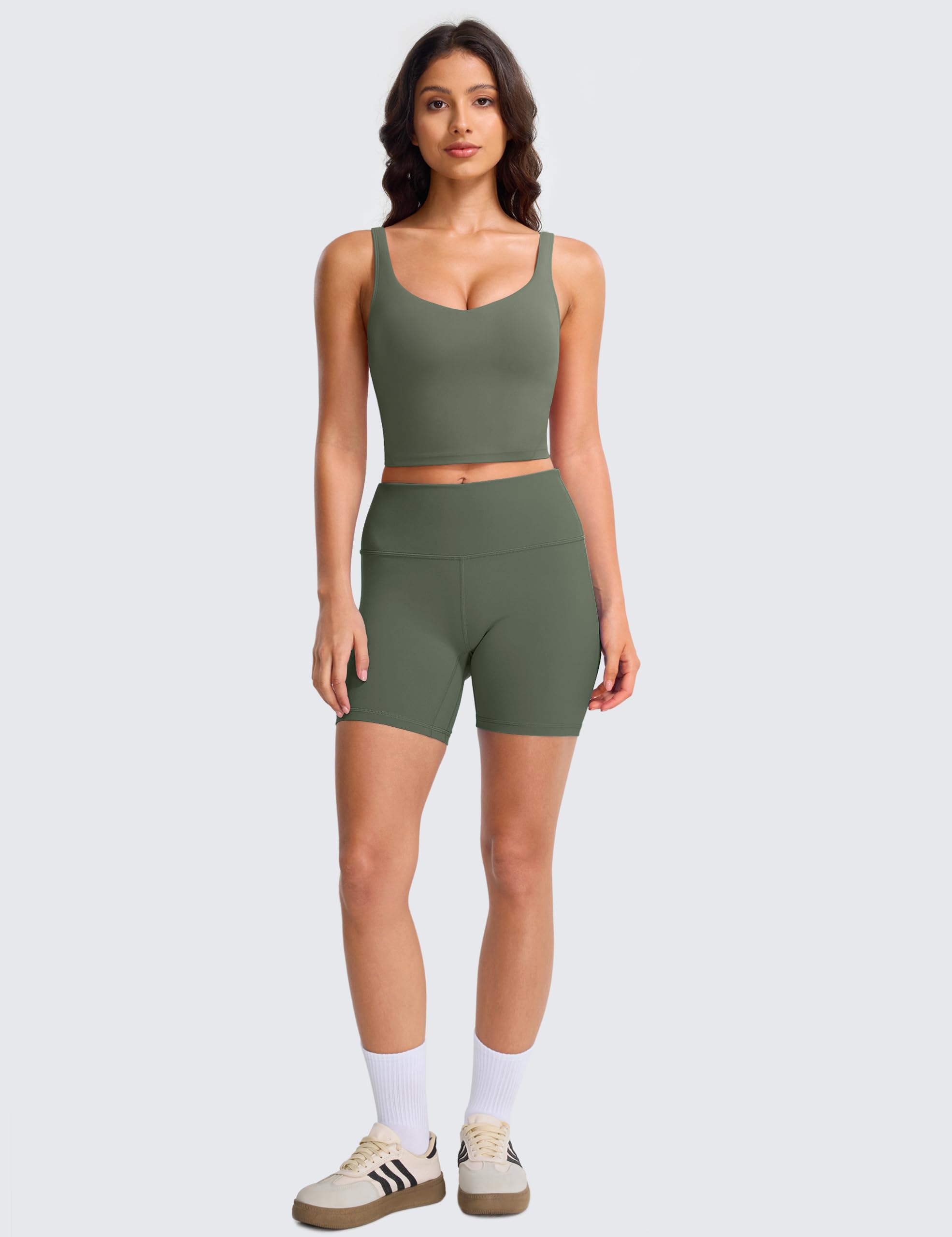 BAYDI Clouduxi - Reggiseno sportivo da donna, con scollo a V, imbottito, con schiena a U, senza ferretto
