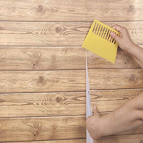 Papel pintado madera autoadhesivo rollo de vinilo pegatinas muebles 5m 6