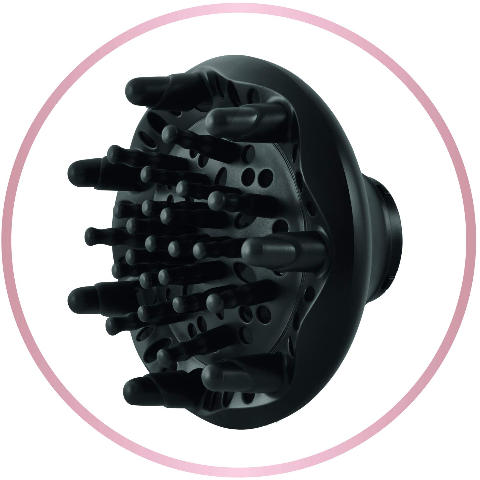 Rowenta Compact Pro - Sèche-cheveux haute puissance 220 W, moteur professionnel AC, haute performance, 4 réglages/température, coup d'air froid, buse concentratrice 9 mm, diffuseur boucles, CV6930