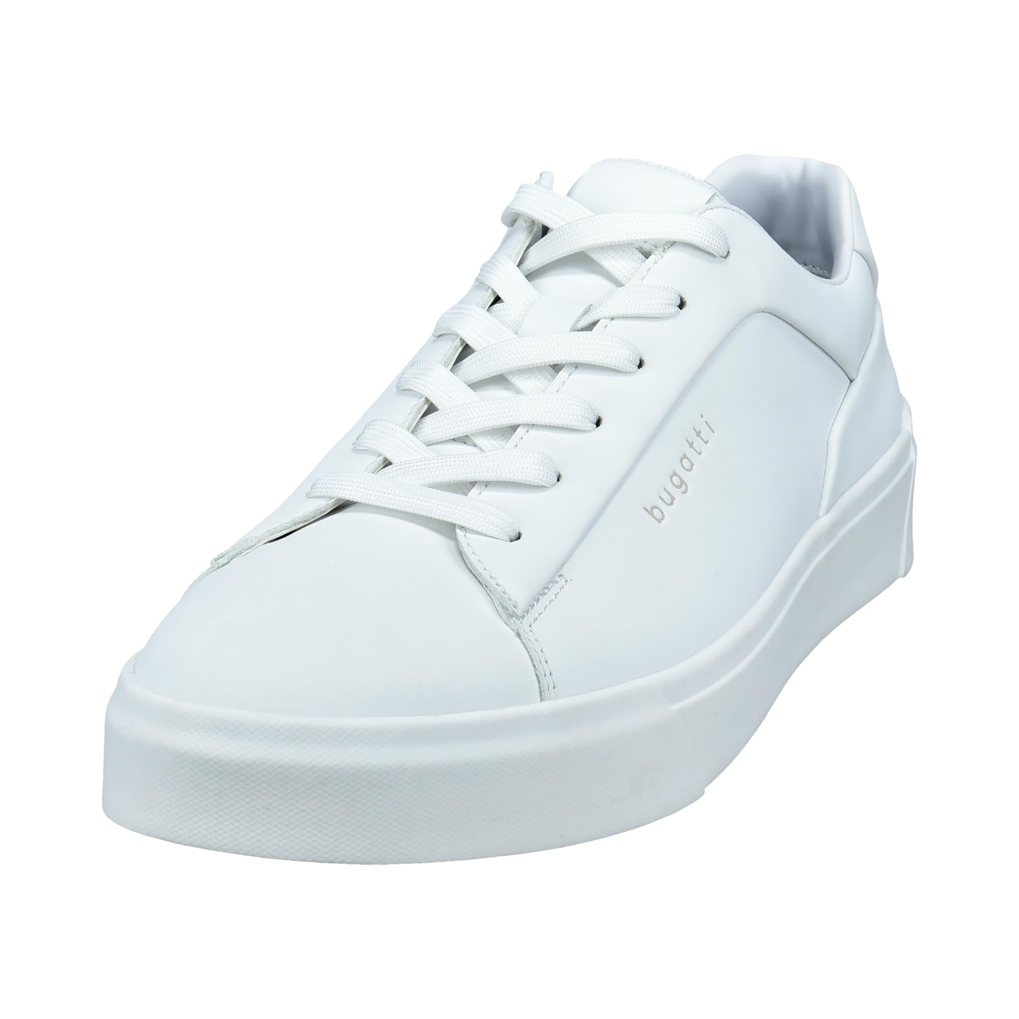 bugatti Man Men's Sporty Lace-Up Shoes, White, 13 UK