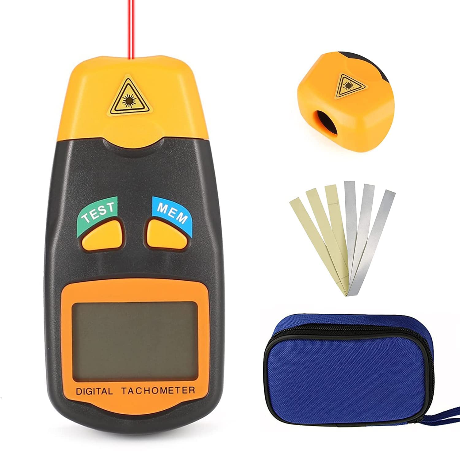 Digital Laser Tachometer - Measure RPM Fast! -1 Digital Laser Tachometer - Measure RPM Fast! -1