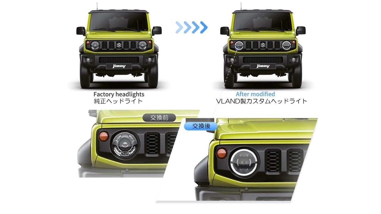Amazon | VLAND ジムニー JB64W ジムニーシエラ JB74W LED