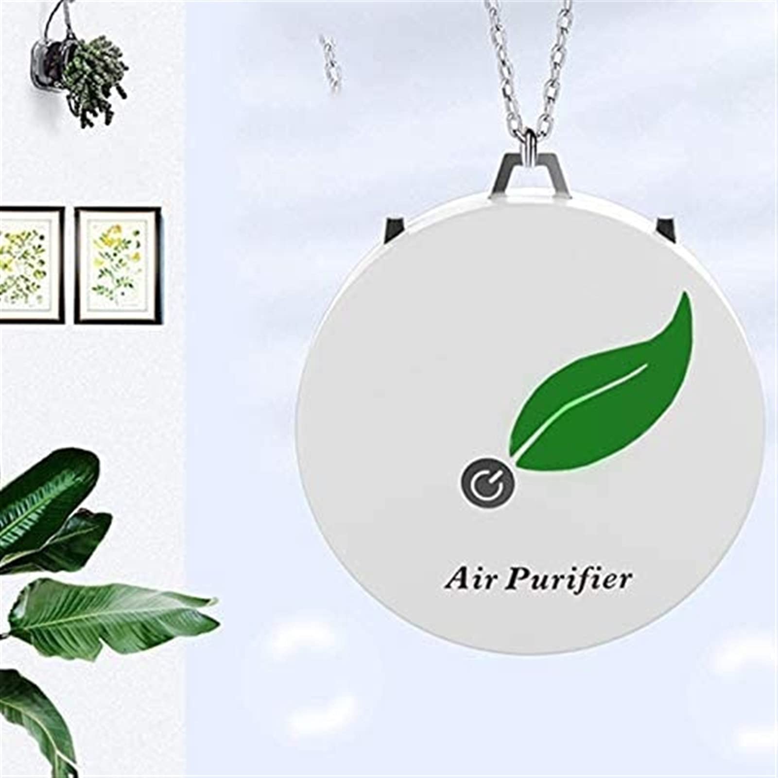 Purificador de aire para el hogar, purificador de aire negativo, collar portátil, purificador de aire, para adultos y niños, 3 piezas