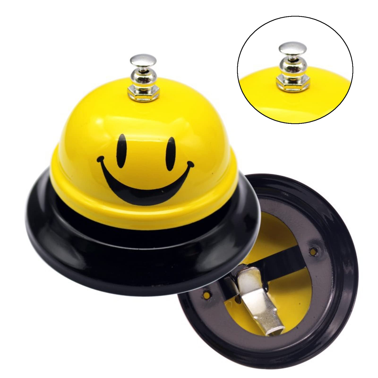 Campanello Servizio TOAOB Metallo Oro - 7.5x12.3cm Per Ristoranti, Reception - Foto 2