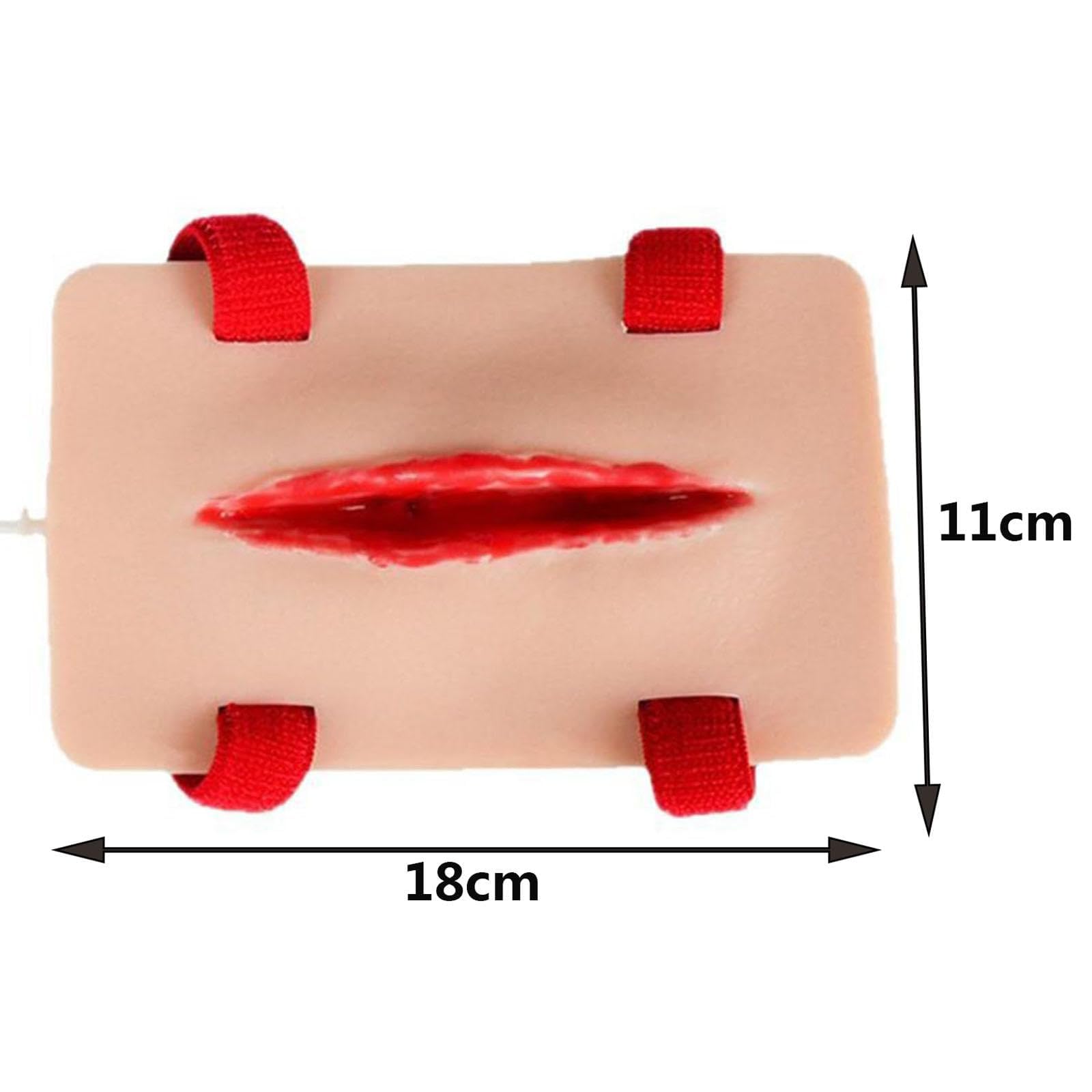 Ejercicios De Sutura para Control De Sangrado, Kit De Entrenamiento De Torniquete Y Embalaje De Heridas, Modelo De Práctica De Heridas De Simulación De Trauma Reutilizable