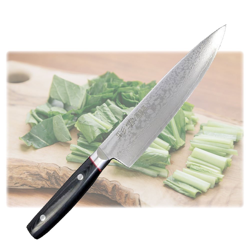 Amazon｜関兼次 彩雲 SAIUN 日本製 牛刀包丁 200mm 9005｜牛刀包丁