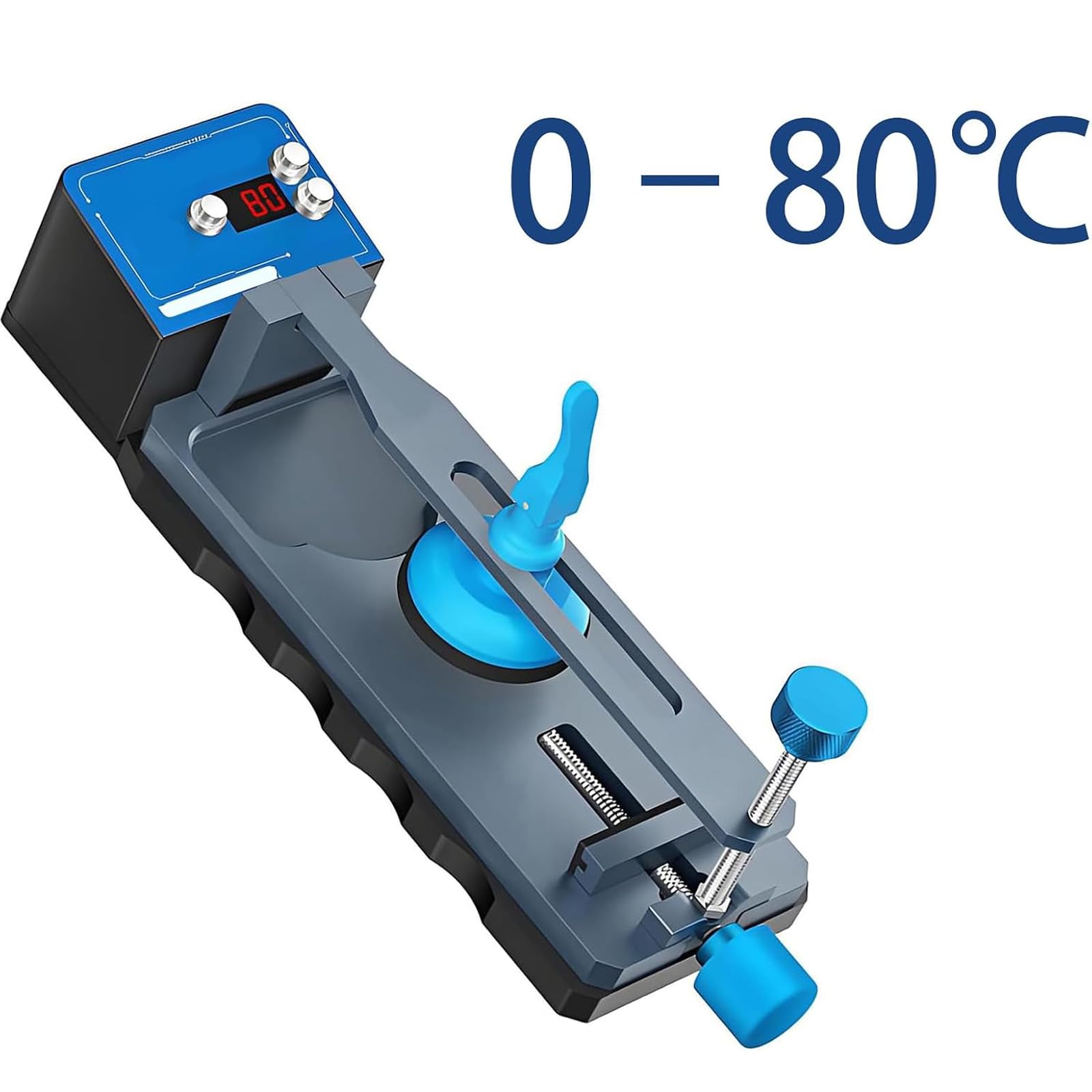 Máquina Separadora De Pantalla LCD, Herramienta De Eliminación De Pantalla | 0–80 ℃ Caliente y frío de doble uso, temperatura ajustable, placa de aleación de aluminio, abrazadera ajustable, portátil