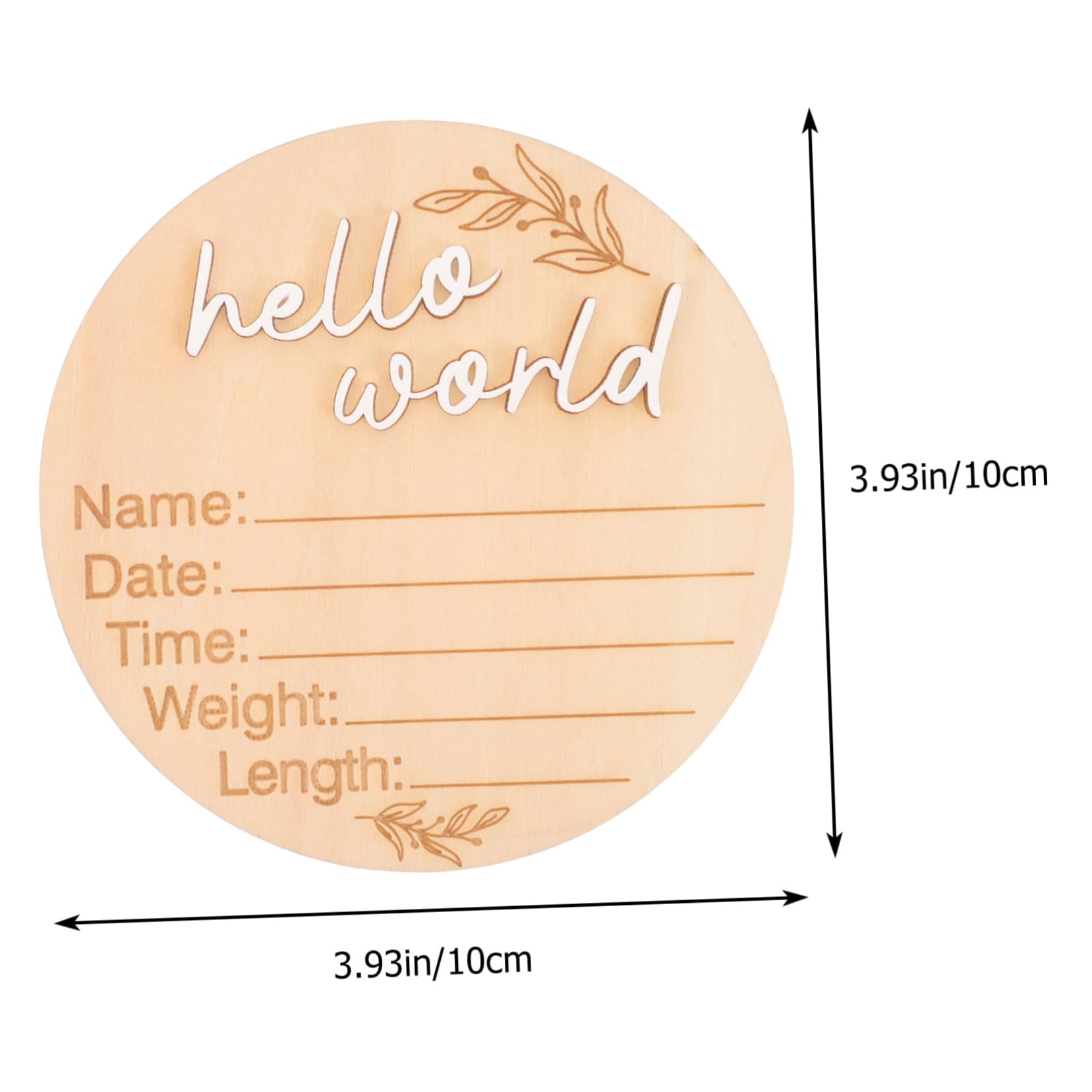 GLSTOY Newborn Sign for Hospital for Girl Baby Name Announcement Sign Announcement Board for New Name Sign Birth Announcement Sign Set