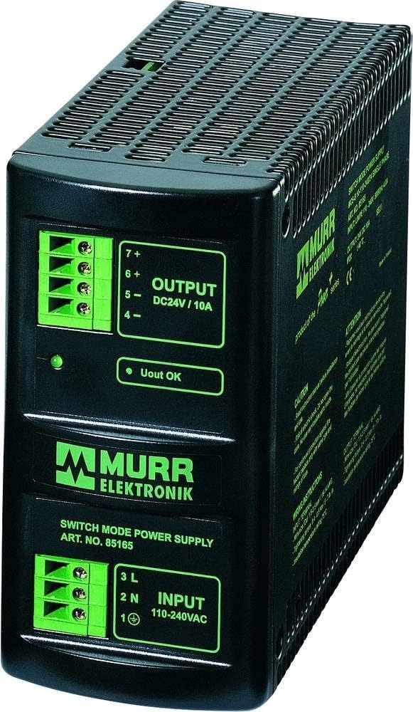85165 10 AMP, MCS-B Power Supply, Out: 24 VDC, in: 100-265 VAC, 1-Phase, DIN-Rail MOUNTABLE