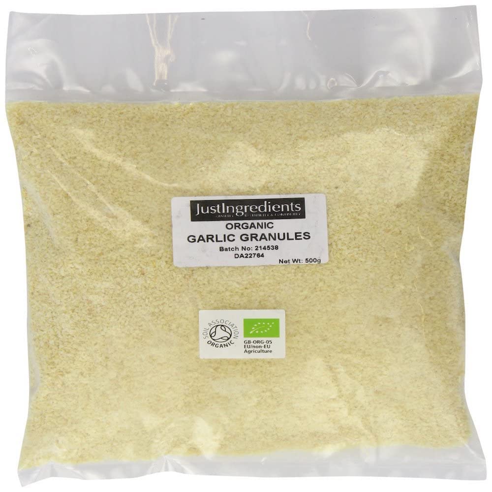 JustIngredients Organic Garlic Granules Loose 500 g