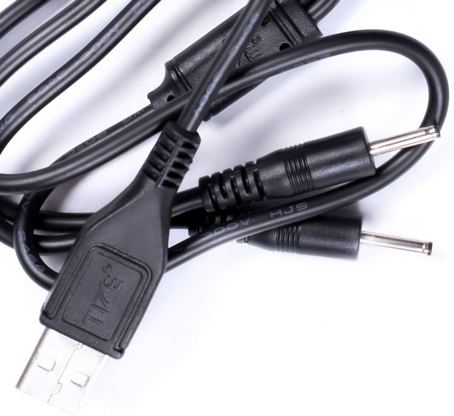 GoodBoy Extra Replacement Charger with Wall Adapter - Remote Training Collar Models - USB to Dual 2.0 mm Split Charger Cable