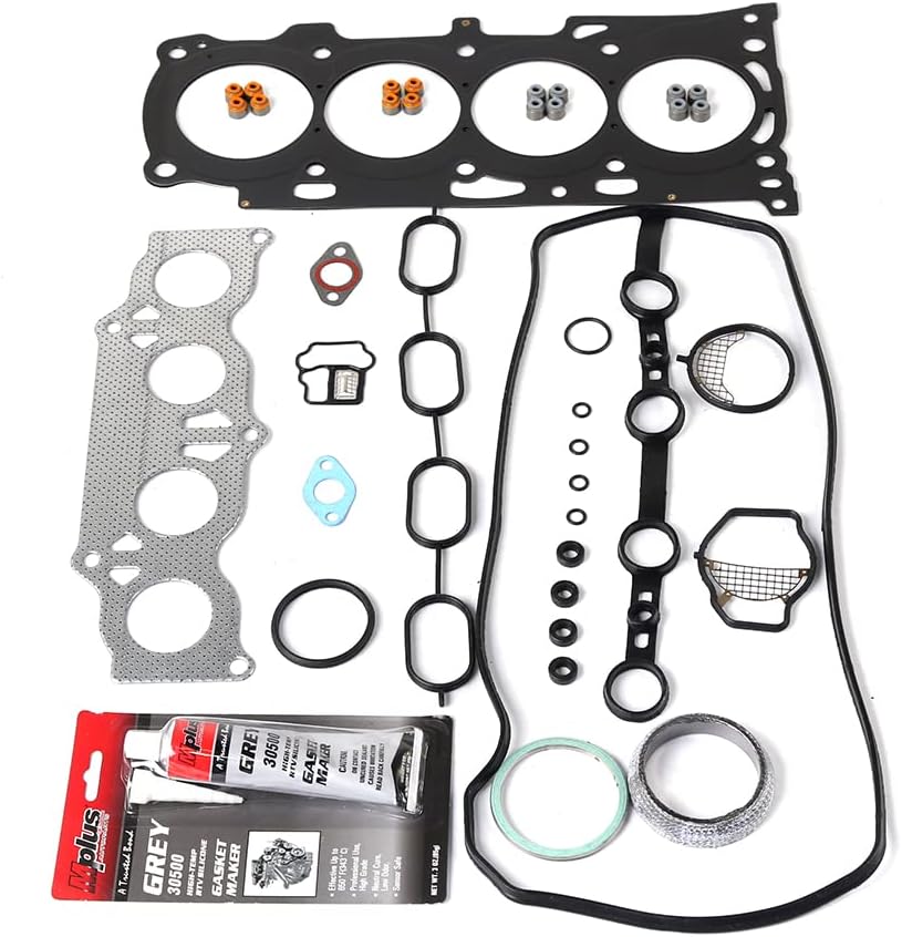 HS26323PT Head Gasket Set fit 05-10 for Scion tC, 08-13 xB 2.4L, 10-12 for Lexus HS250h, 02-11 for Toyota Camry, 09-11 Corolla, 01-07 Highlander, 09-13 Matrix, 04-08 RAV4, 02-08 Solara 2.4L