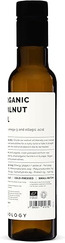 Miniatura 6 de Erbology Aceite de nuez orgánico de 8.5 onzas líquidas - Presionado en frío - Apoya la salud cognitiva - Directo de la granja - Sin OMG - Sin