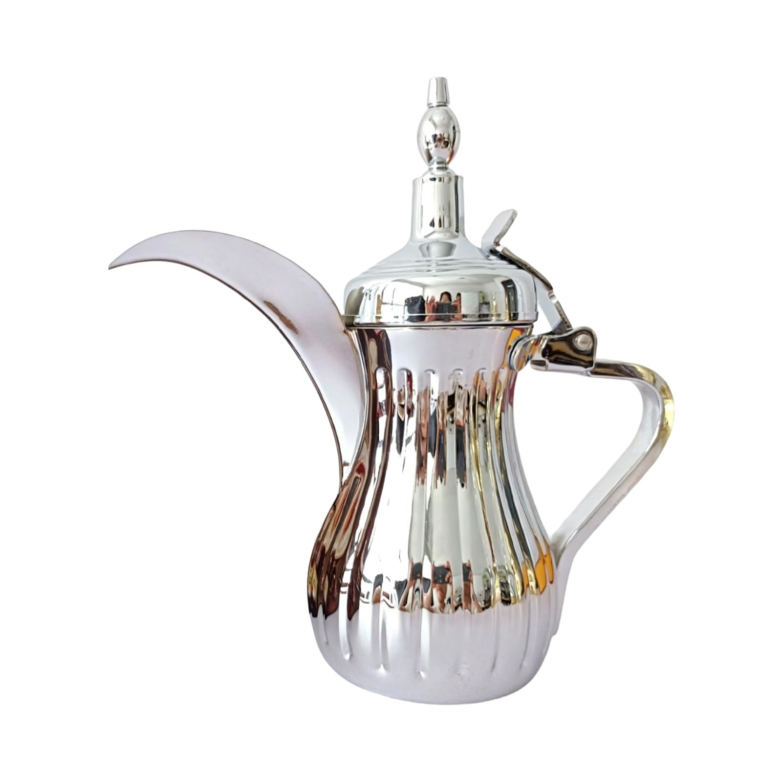 Bouilloire Dallah en acier inoxydable pour café du Moyen-Orient