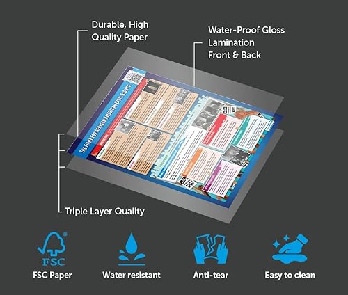 Miniatura 7 de Daydream Education Póster de la lucha por los derechos civiles afroamericanos, laminado, grande, 23.4 x 16.5 pulgadas, decoración de aula de escuela