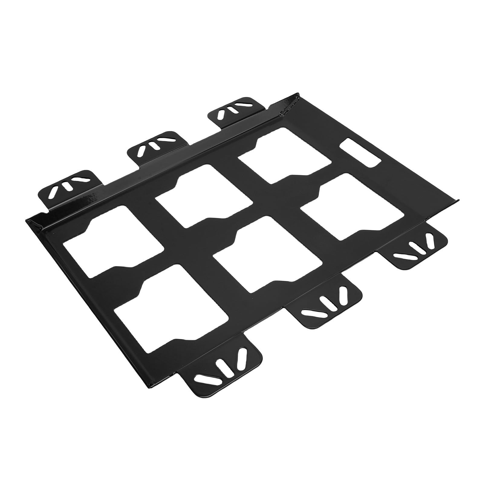 Placa de Montaje para Caja de Herramientas: Base de Metal Resistente para Sistemas de Embalaje, Montaje Seguro en Pared o Vehículo, Organiza Herramientas con Capacidad de 100 Libras, (BLACK)