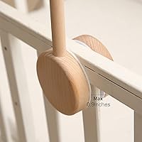 Vista 2 de Móvil para cuna de bebé con brazo móvil 2 en 1 Movil de cuna arcoíris, colgador móvil de cuna móvil, brazo móvil de madera para cuna de bebé