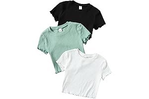 Stylish Tween Shirts: Elevate Your Girl's Wardrobe with Trendy Crop Tops