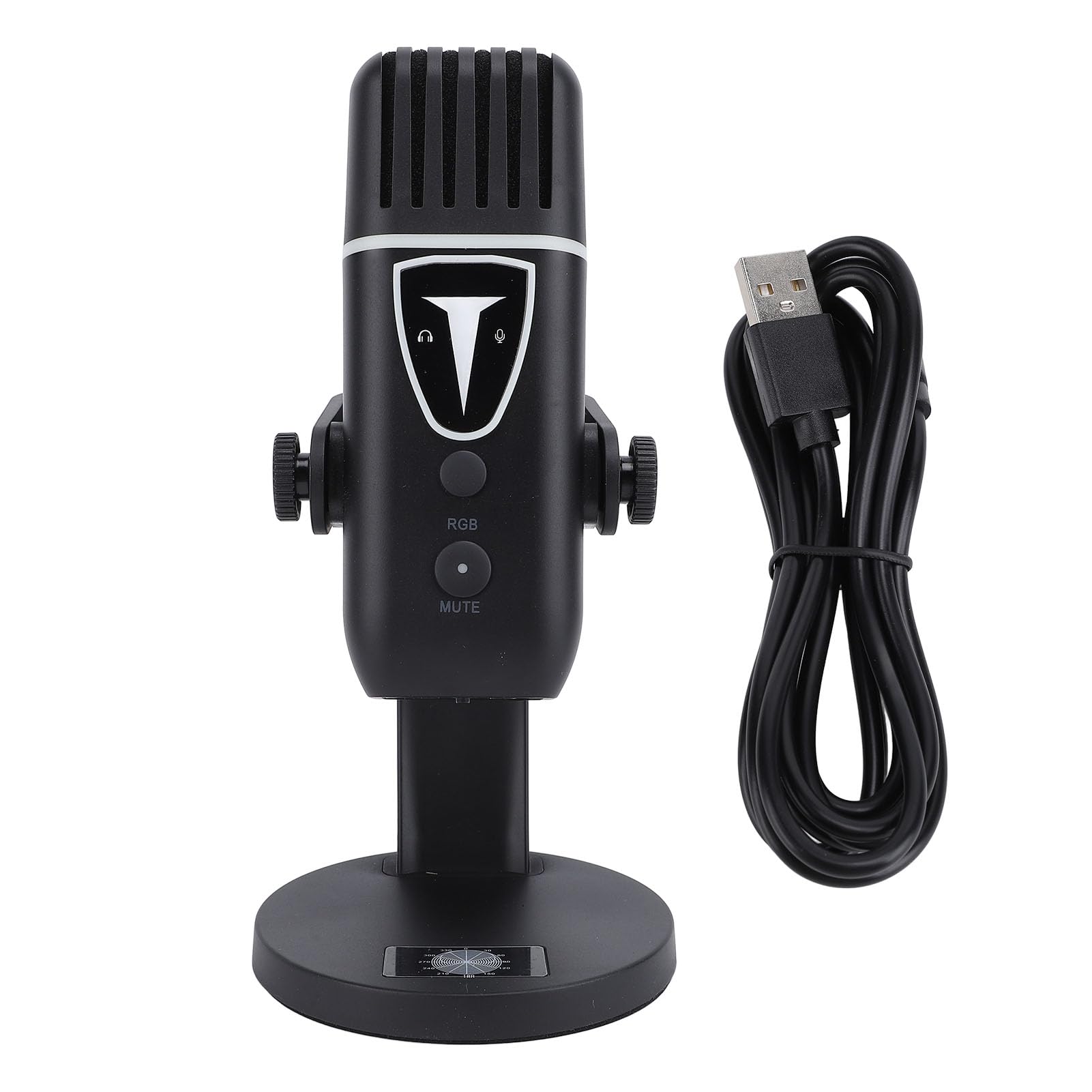 Microfono USB per Giochi su PC, Microfono a Condensatore con