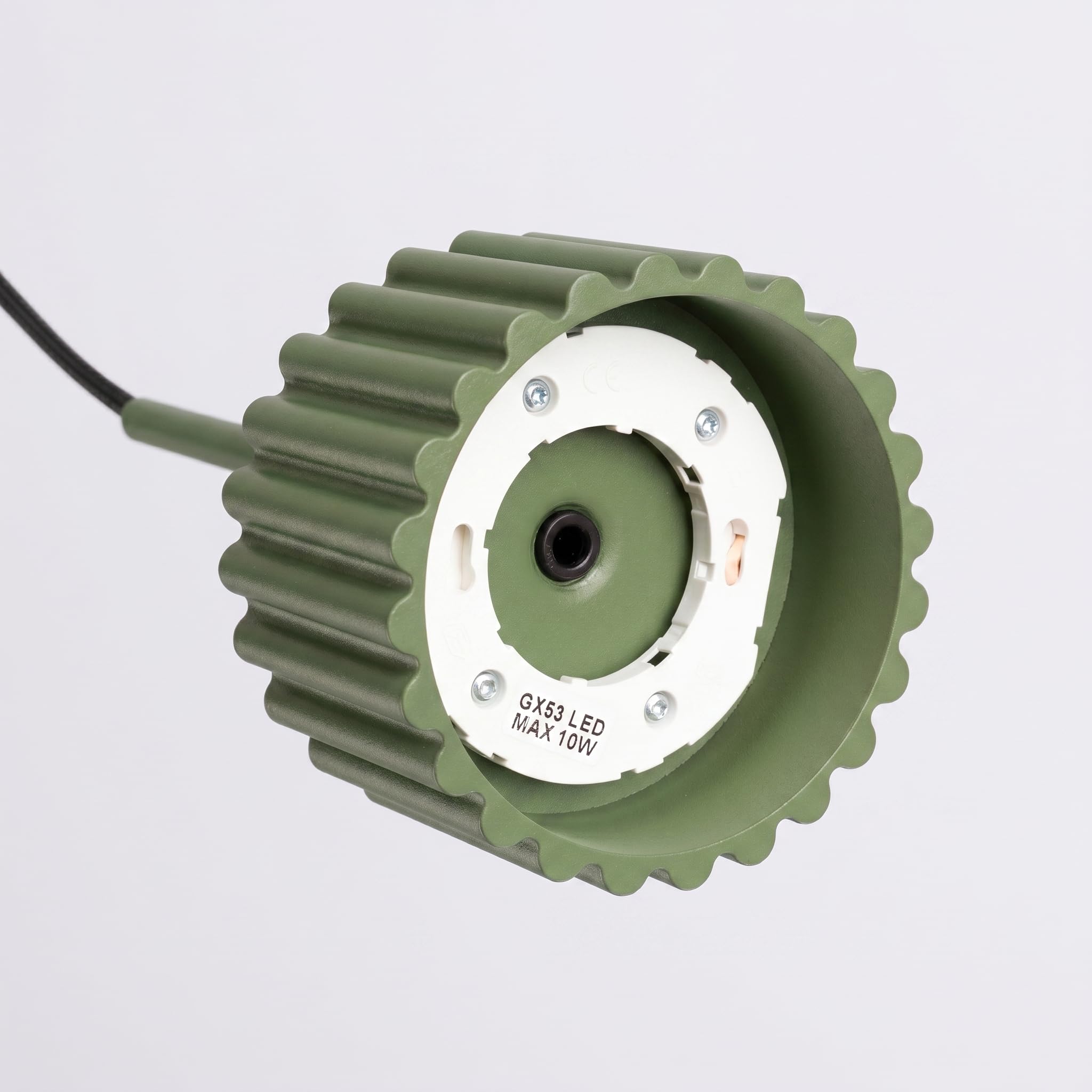 SOLLUX lighting Pendelleuchte LED Hängelampe Gx53 Aura olivgrün