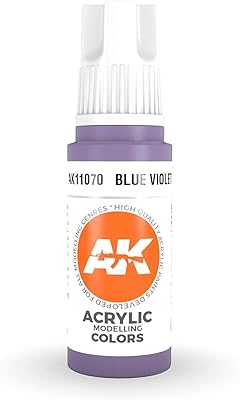 AK-Interactive 3rd Gen Acrylic Blue Violet 17ml 11070 - Model Building Paints and Tools # AK1070