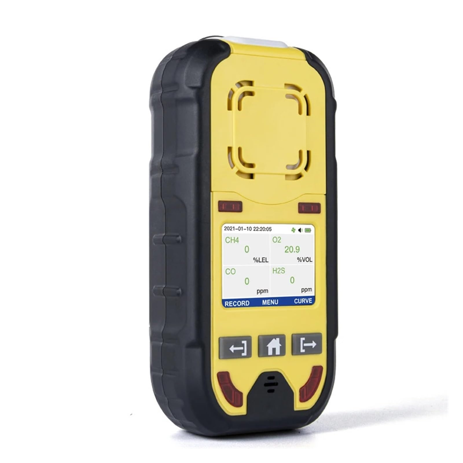 Bomba Multi Detector de Gas medidor de Gas O2 H2S CO LEL 4 en 1 Detector de Fugas de monóxido de Carbono de sulfuro de hidrógeno y oxígeno(Without Pump)