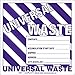 Labelmaster UWM7T Universal Waste Label with Generator Info, Thermal PVC-Free Film (Pack of 100)