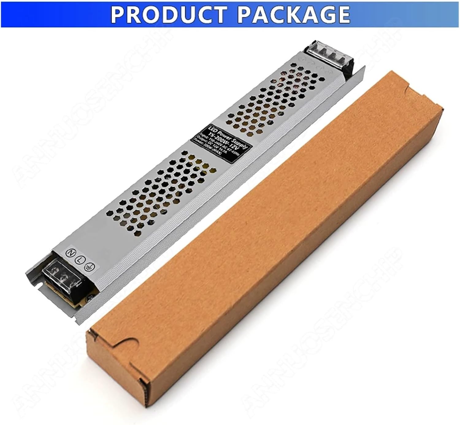 12V 200W 16.7A 超薄型 LED スイッチング電源 110-240V AC に DC 広告ライトボックスライトストリップ