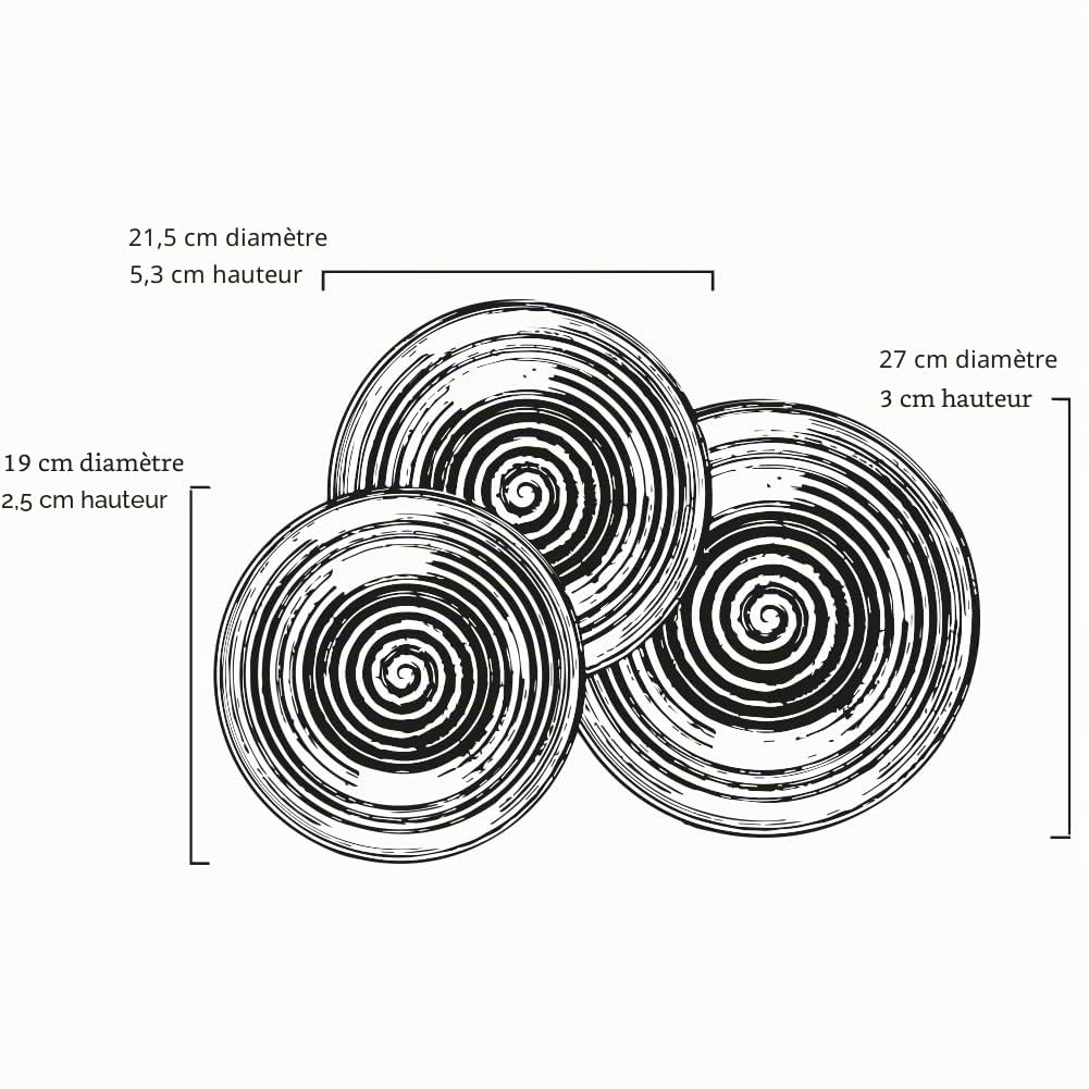 Shally Dogan Service d'assiettes pour 6 personnes en céramique multicolore, lot de 18 pièces servi de table colorée en grès cérame, assiette, assiette, fruits ou sucrés, accessoires de cuisine design