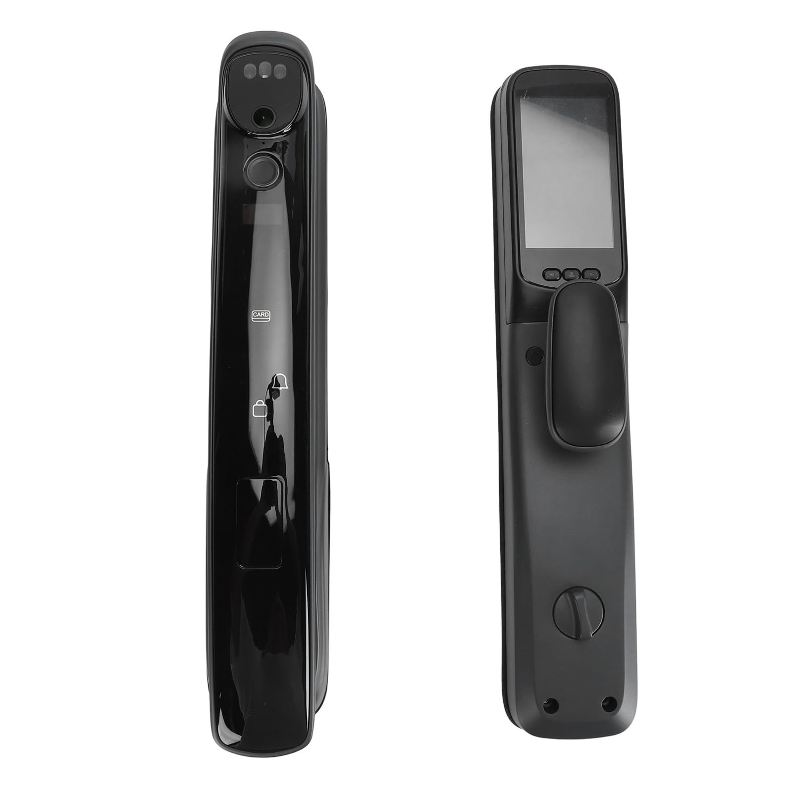 Cerradura de Puerta con Cámara, Cerradura Inteligente de Puerta, 9 Formas de Desbloquear, Chip AI, Alarma Antipalanca, Cuerpo de Aleación de Aluminio, Cerradura Inteligente sin