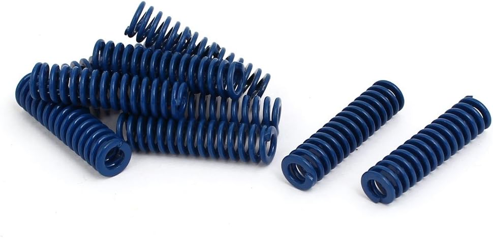 Aexit 8mm ( Parts) Outer Dia 30mm Length Light Load Compression Die Springs (44ry746qf557) Blue 10pcs