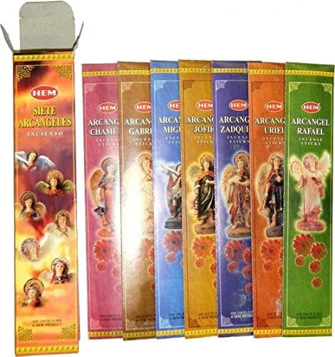 HEM Seven Archangels (Siete Arcangels) - 35 Gram Box, 7 Differen