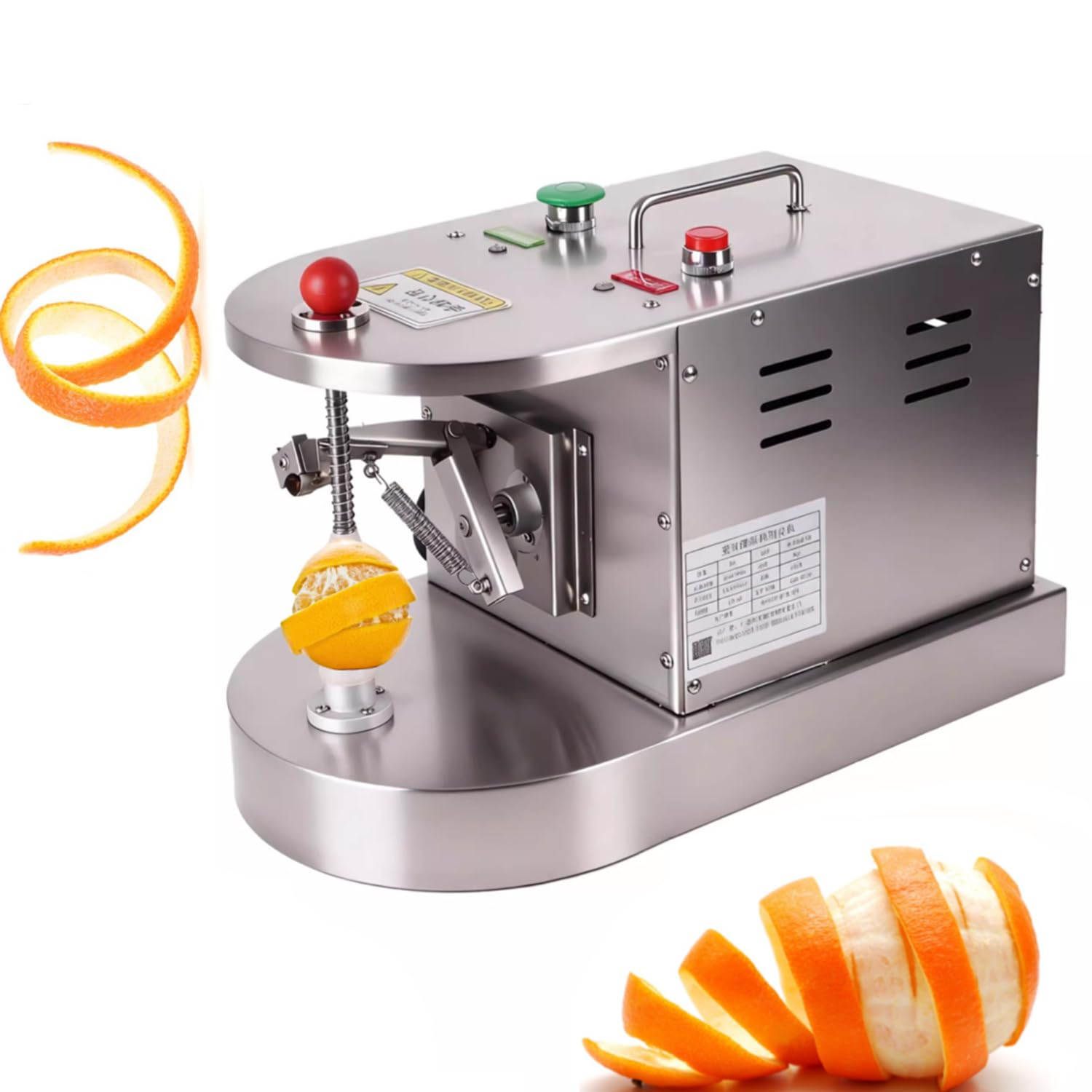 Professioneller Elektrische Obstschäler,500/h,Edelstahl,verstellbar