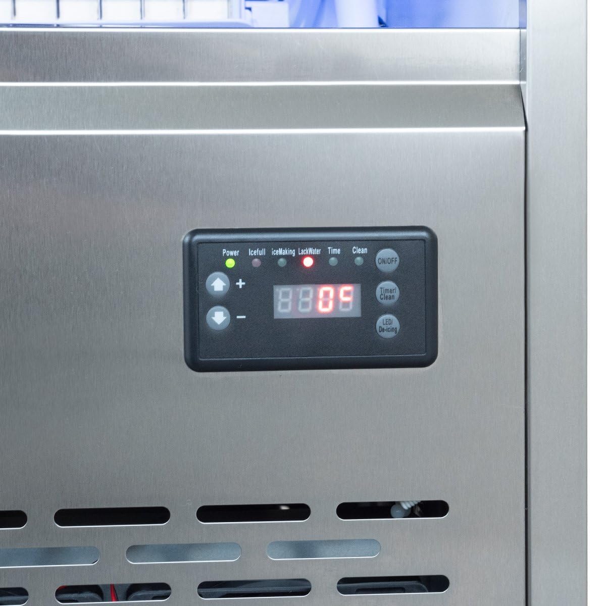 GastroHero Eiswürfelbereiter ECO 40 kg Vollwürfel Eiswürfelmaschine Edelstahl Eismaschine 40 kg/24h Eisbereiter Gastro luftgekühlt Vorratsbehälter 10 kg