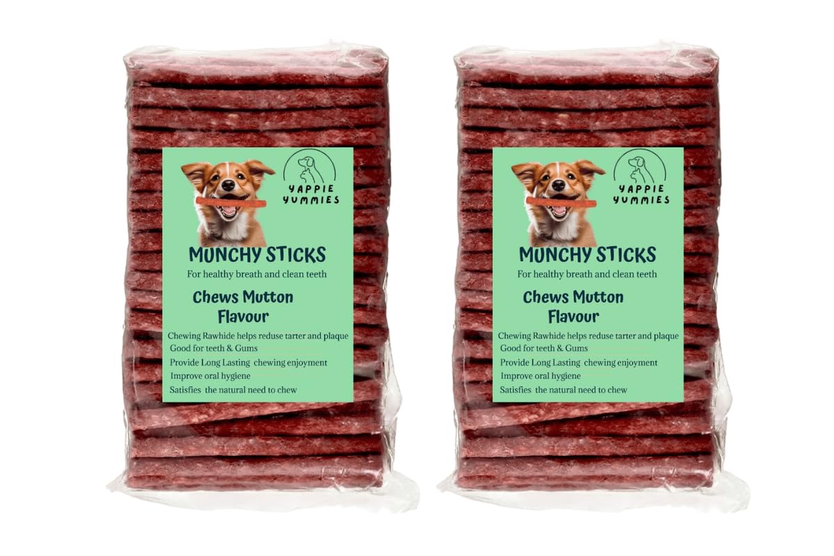 YAPPIE YUMMIES Dog Chew Sticks Munchy Stick Mutton Flavour 2 Kg. Dogs Snacks, Treats for All Breed Dogs.,All Life Stages (B0D737Y5L1) Amazon Price History, Amazon Price Tracker