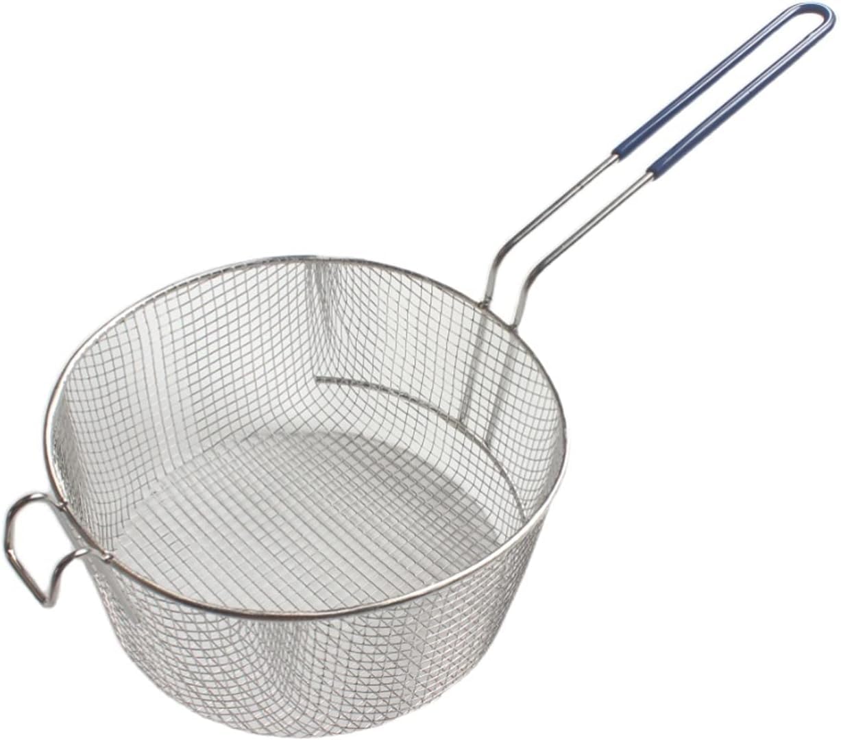 SDYdsgE chip basket， Large Stainless Steel Fry Basket Household Round French Fries Filter Mesh for, Chicken Nuggets