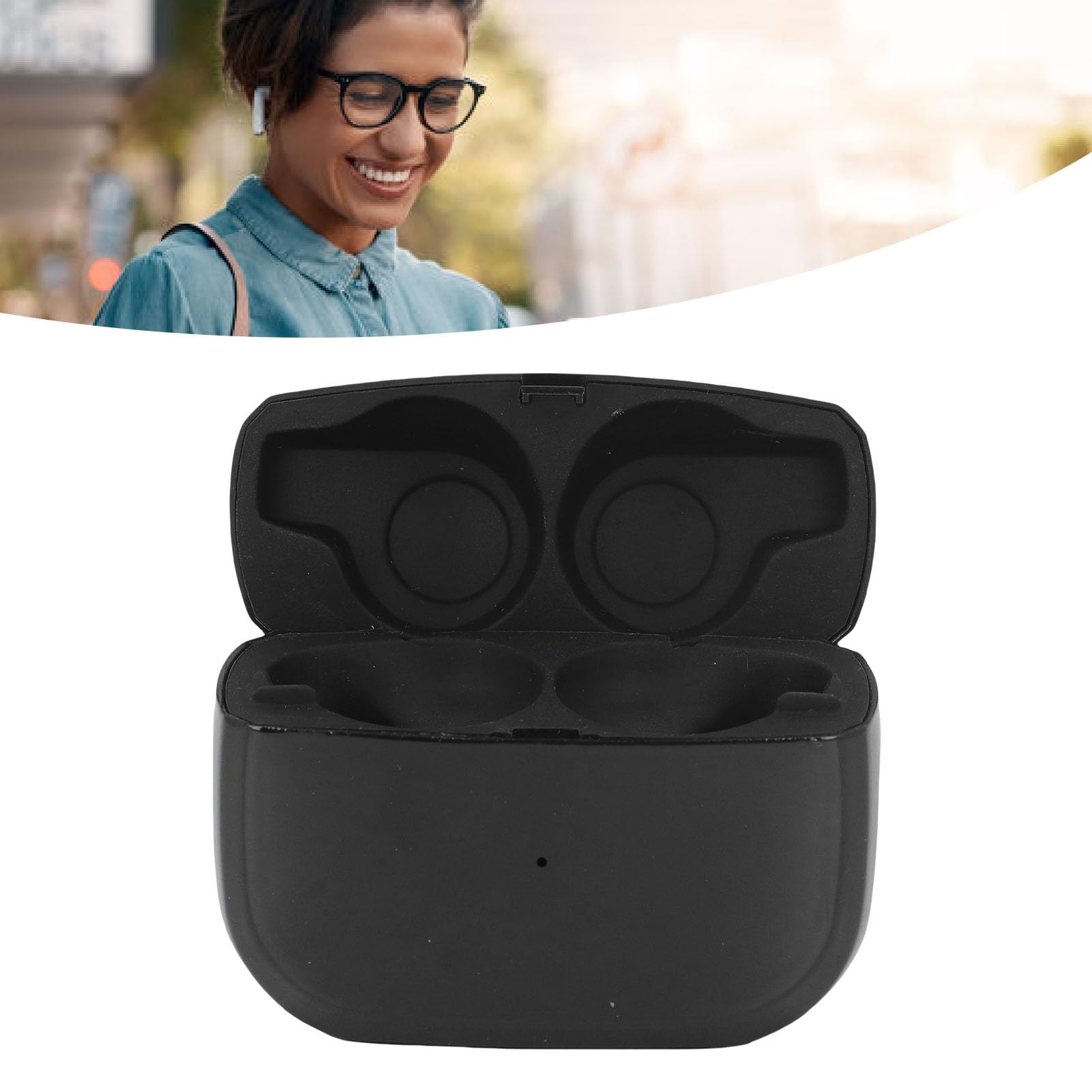 Acouto Estuche de Carga Apto para Auriculares Active 65t Estuche para Auriculares Fit 65t de Carga para para Bluetooth Reemplazo del de de Inalámbricos