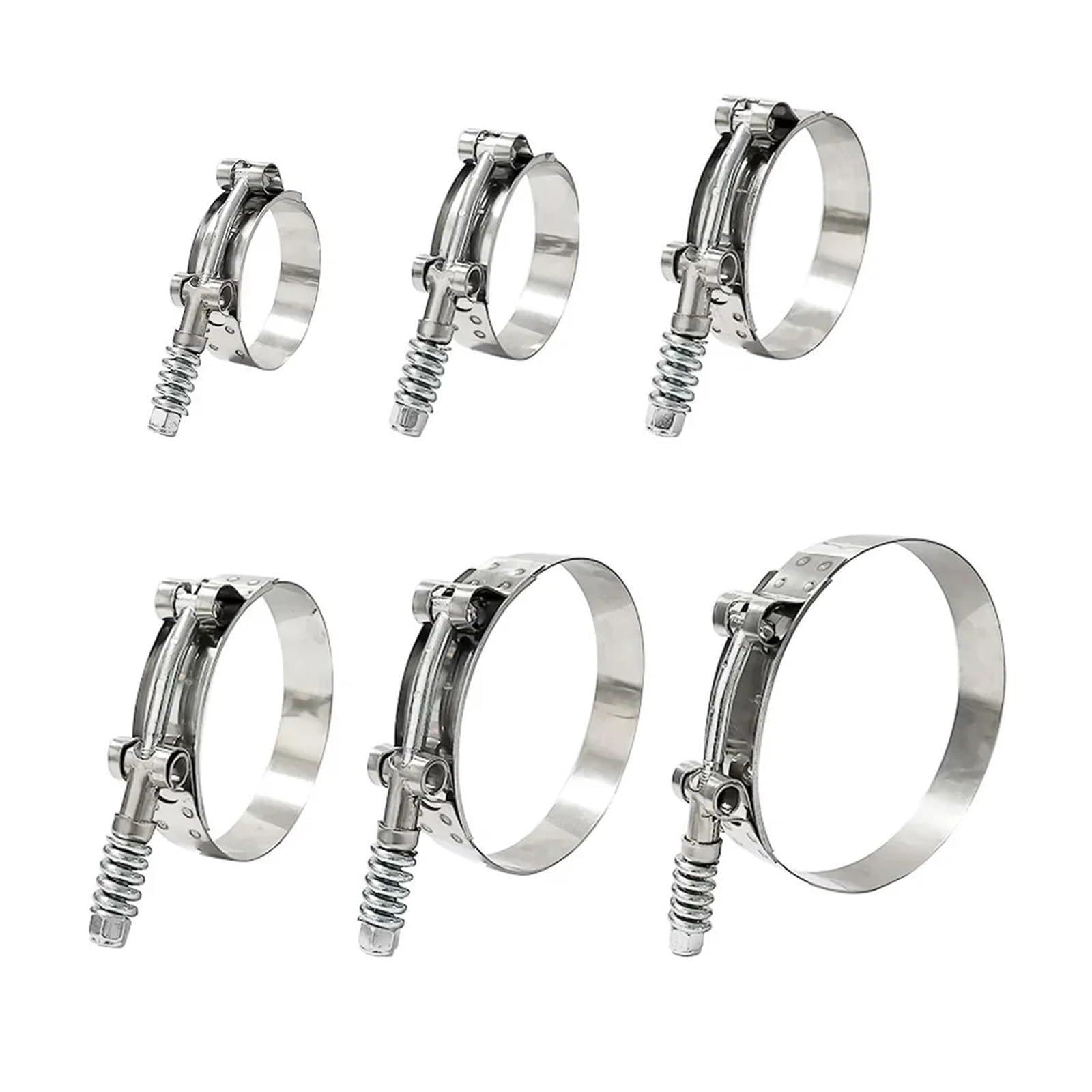 Pengwei 51-57Mm 2Pc T Bolt Clamp 2-4 Inch Ss304 Turbo Intercooler