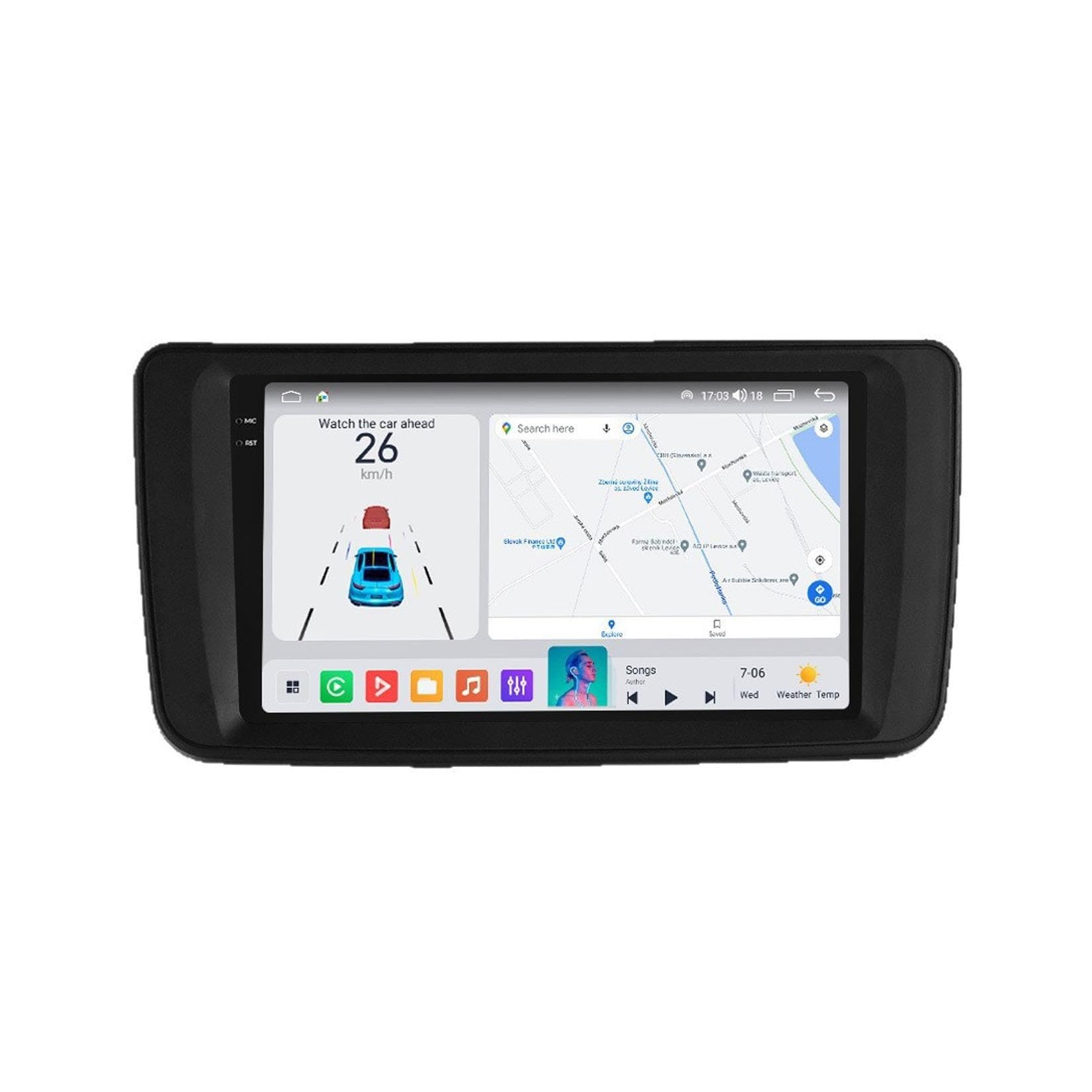 Autoradio Double DIN 9" pour Nissan Leaf 2017-2024