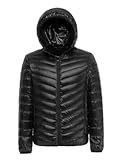 Men&apos;s Ultralight Packable Hooded Down Jacket Puffer Down Coats