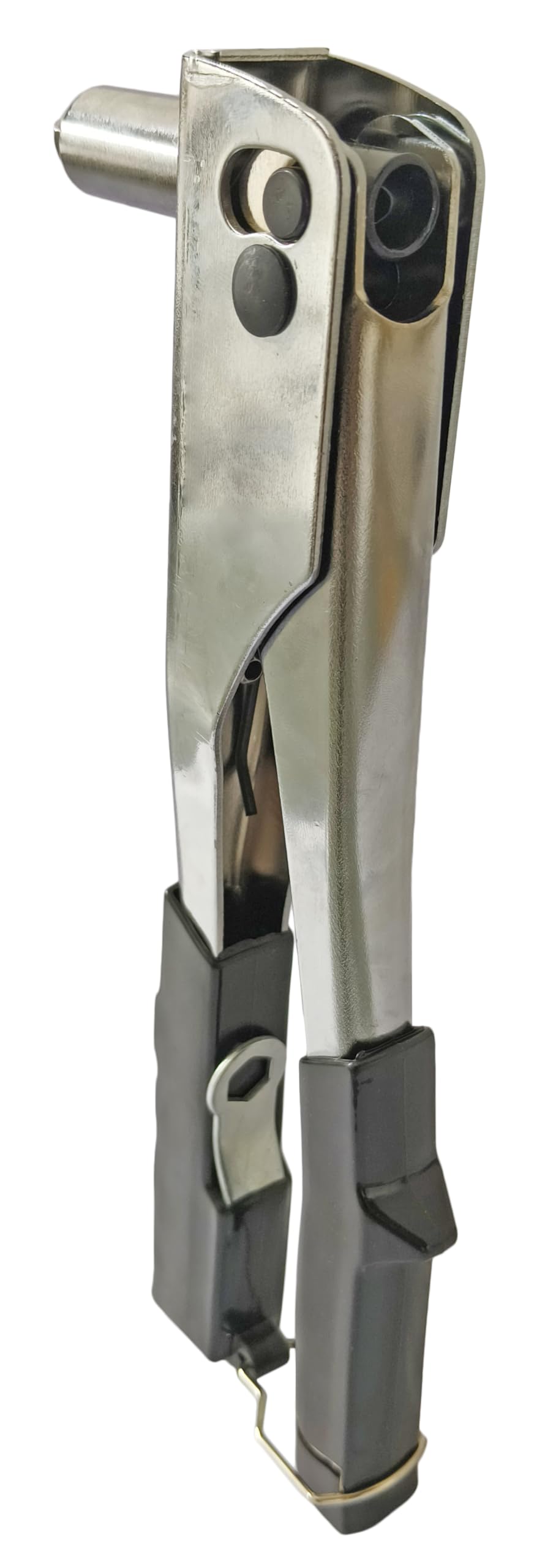 Inditrust Chrome Body Non Slip 10" Rivet Gun, Riveter Nail Gun, Pop Riveter with 40 Nose Pieces (3/32"; 1/8"; 5/32"; 3/16") 2