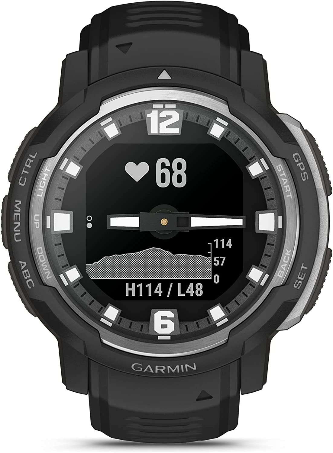 Amazon.com: Garmin Instinct Crossover Rugged Hybrid Smartwatch 