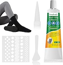 Sock Stop Kit for Socks, Sock Stop Liquid, Non-Slip Socks Set, Transparent, for Wool Socks, Carpet