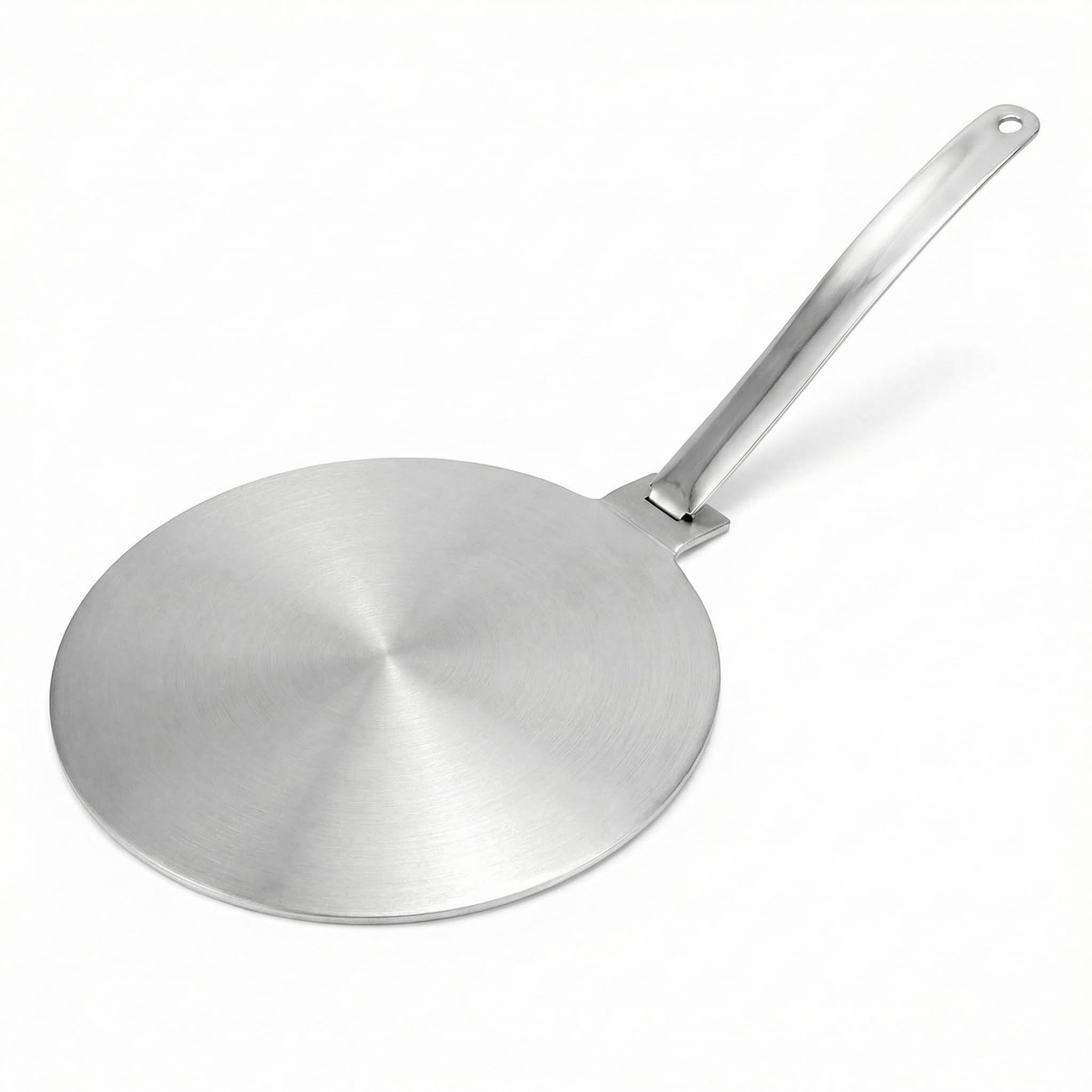 QWORK® placa de anillo difusor de calor de placa de inducción, acero inoxidable, 20CM, para placa de inducción, estufa de Gas