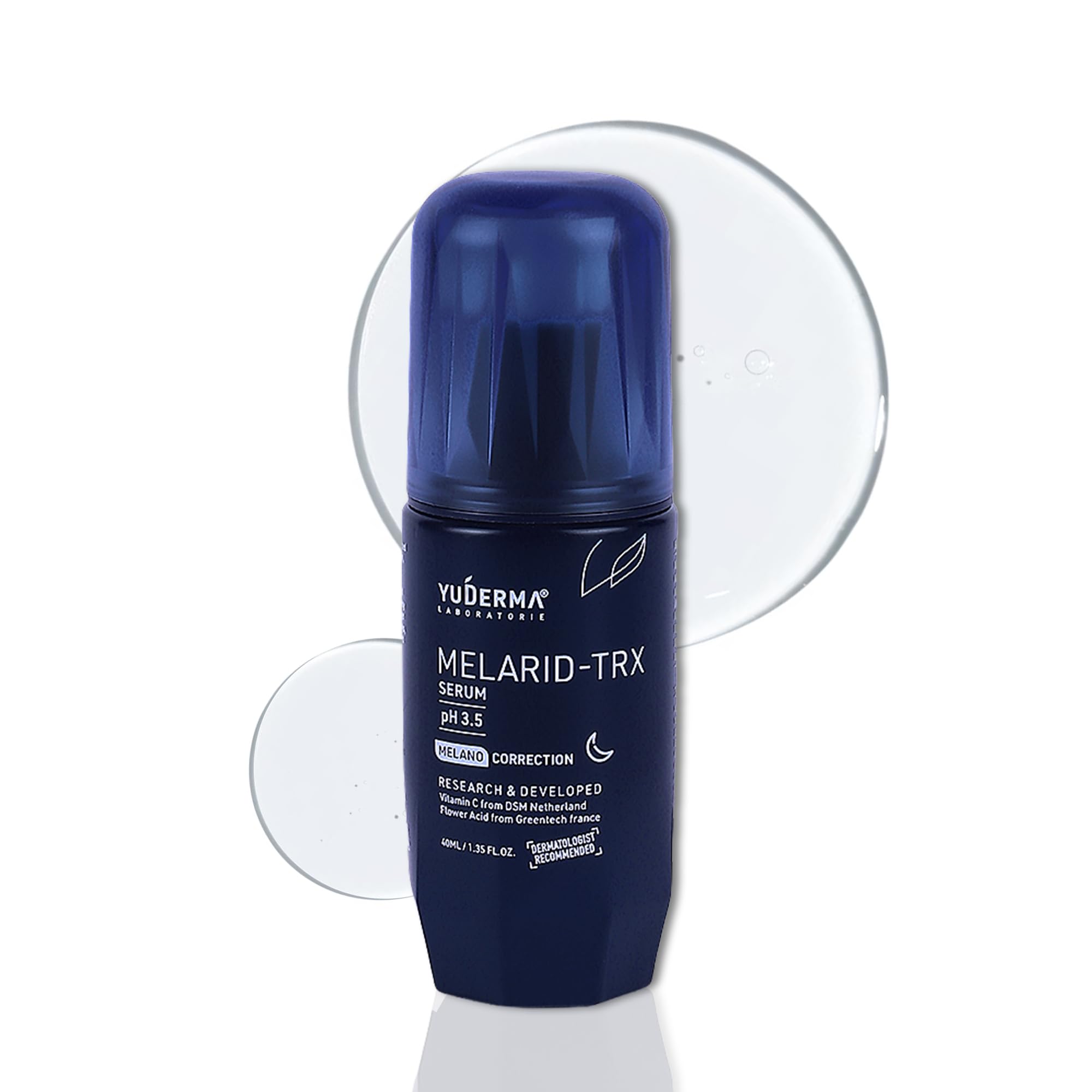 Yuderma Melarid Dark Spot Correcting Serum – TRX Tranexamic Acid Serum pH 3.5 – For Melano Correction & Pigmentation – For Uneven Skin Tone, 40ml-image-1