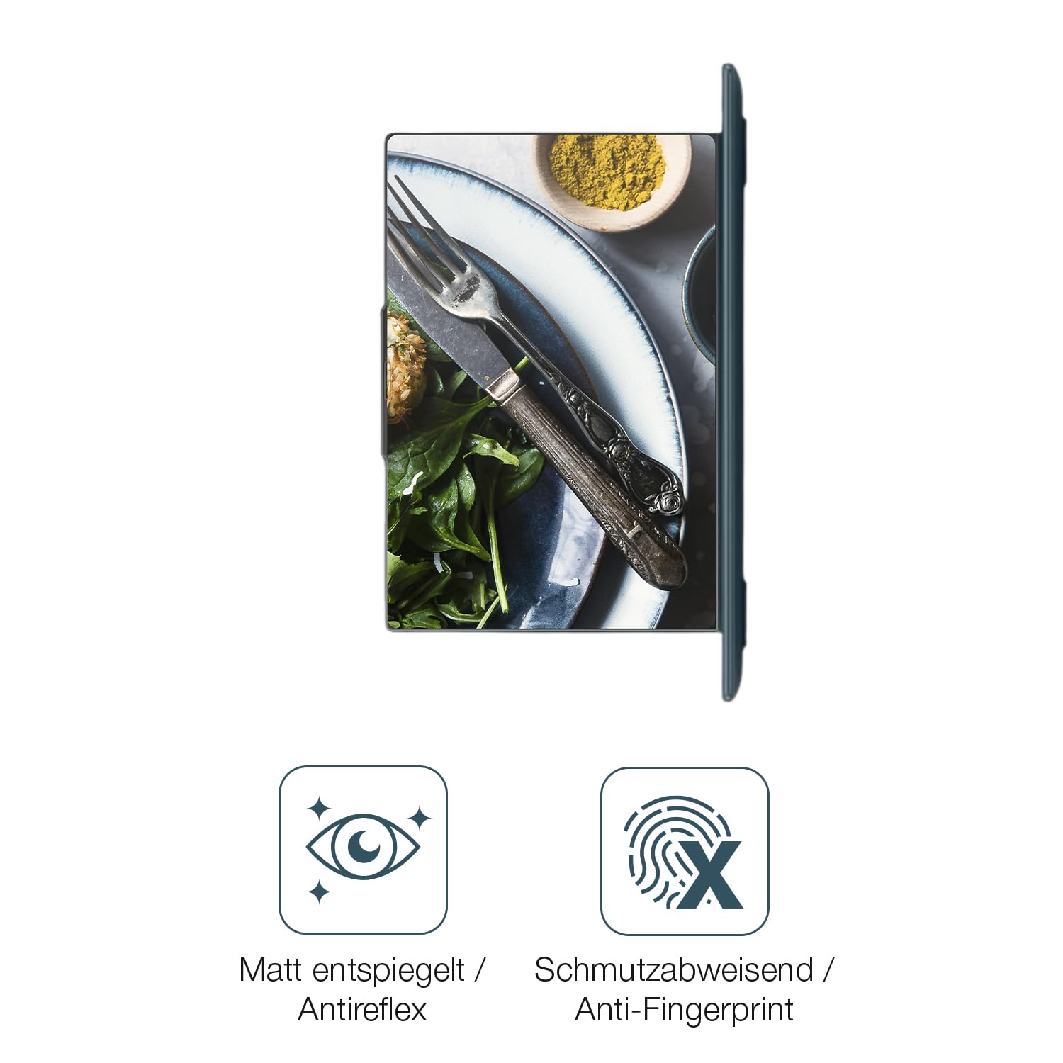 dipos 2x Pellicola Protettiva 9H opaca per Lenovo Yoga 7i 2-in-1 Gen 9-16 | Antiriflesso, non si rompe e non si scheggia, non è vero vetro, Anti-Shock, antigraffio, senza bolle, autoadesiva