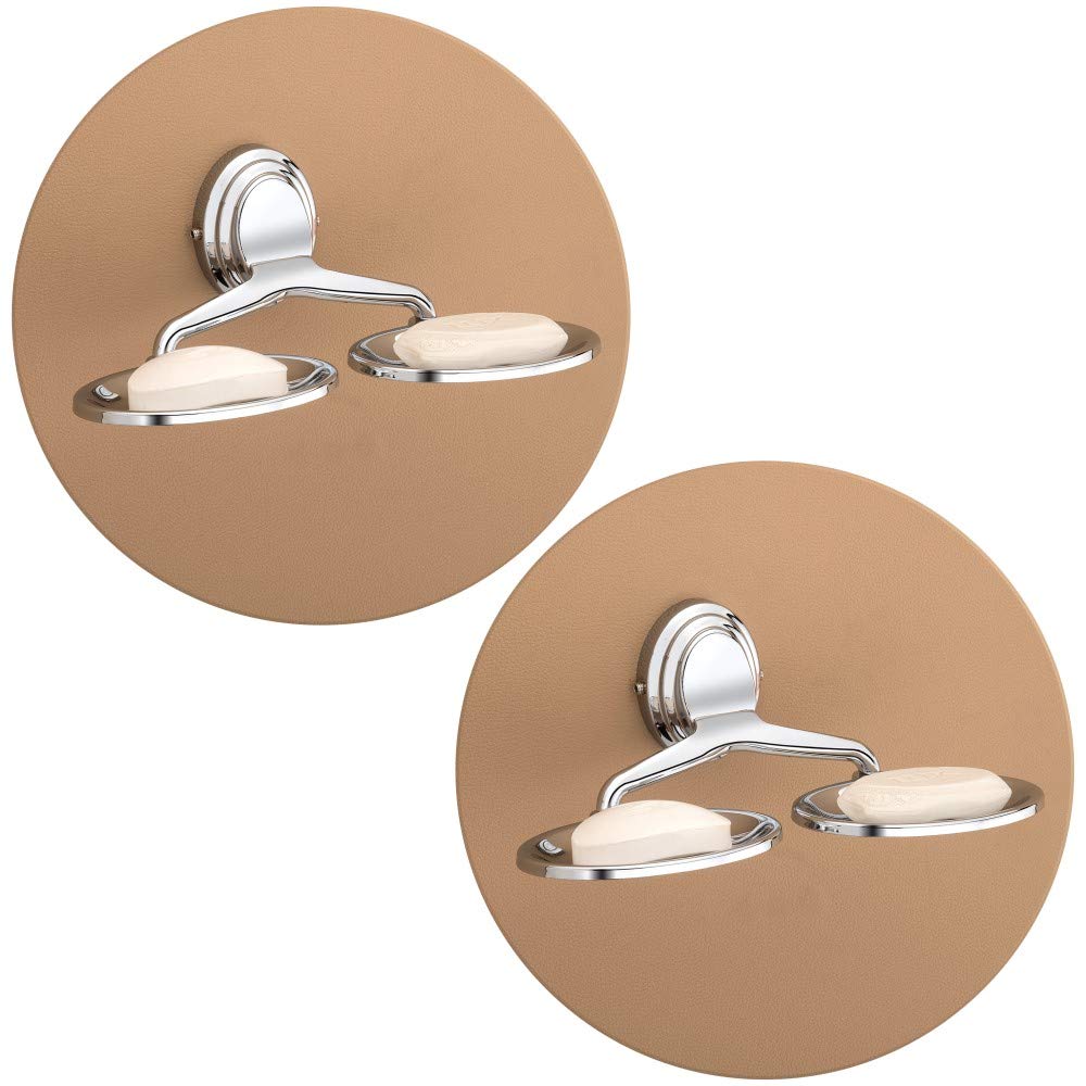 Plantex 304 Grade Stainless Steel Double Soap Holder for Bathroom/Soap Dish/Bathroom Soap Stand/Bathroom Accessories Pack of 2, Cubic (Chrome) (B088KM9FNL) Amazon Price History, Amazon Price Tracker