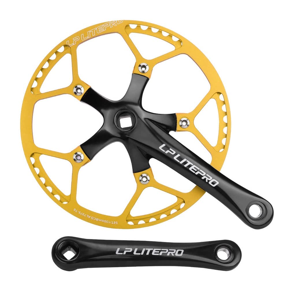 Crank Retro Singlespeed Bike Crank Fixed Gear Set 48T Single Speed