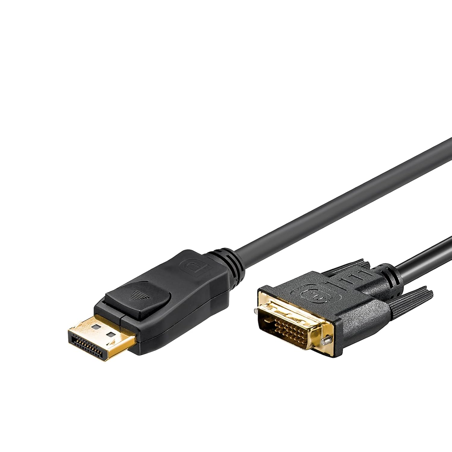 51961 DisplayPort/DVI-D Adapter Cable 1.2, Gold-Plated, 2 m Cable Length
