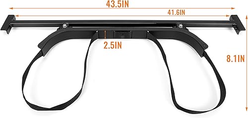 Miniatura 8 de KUAFU Soporte universal para bolsa de carrito de golf compatible con Club Car EZGO Yamaha carrito de golf de 41.6 a 43.5 pulgadas de ancho, kit de